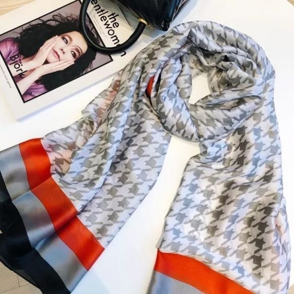 Women Satin Silky Long Scarf/Shawl Body Wrap - Picture 3 of 5